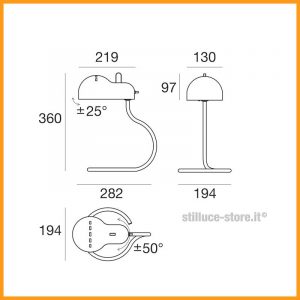 Stilnovo Minitopo Lampada da Tavolo - immagine 5