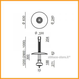 Stilnovo Saliscendi Lampada a Sospensione - immagine 7