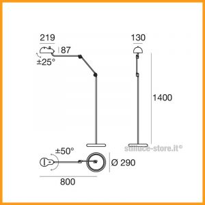 Stilnovo Topo Lampada da Terra - immagine 4