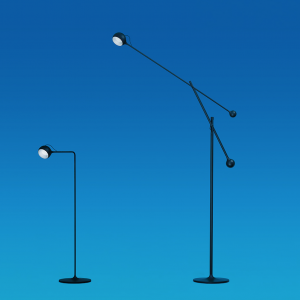 ARTEMIDE-IXA-LAMPADA-TERRA-E-LETTURA-STILLUCE-STORE-BERGAMO