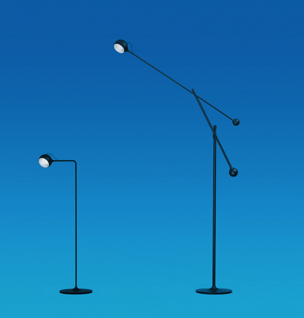 ARTEMIDE-IXA-LAMPADA-TERRA-E-LETTURA-STILLUCE-STORE-BERGAMO